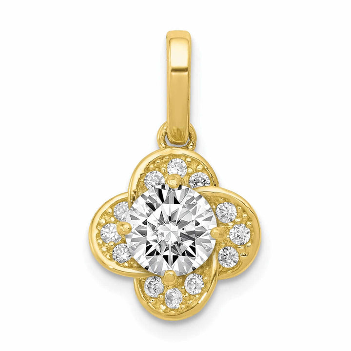 Lovely Rita's Pendants & Charms 10K Yellow Gold Tiara Collection C.Z Pendant