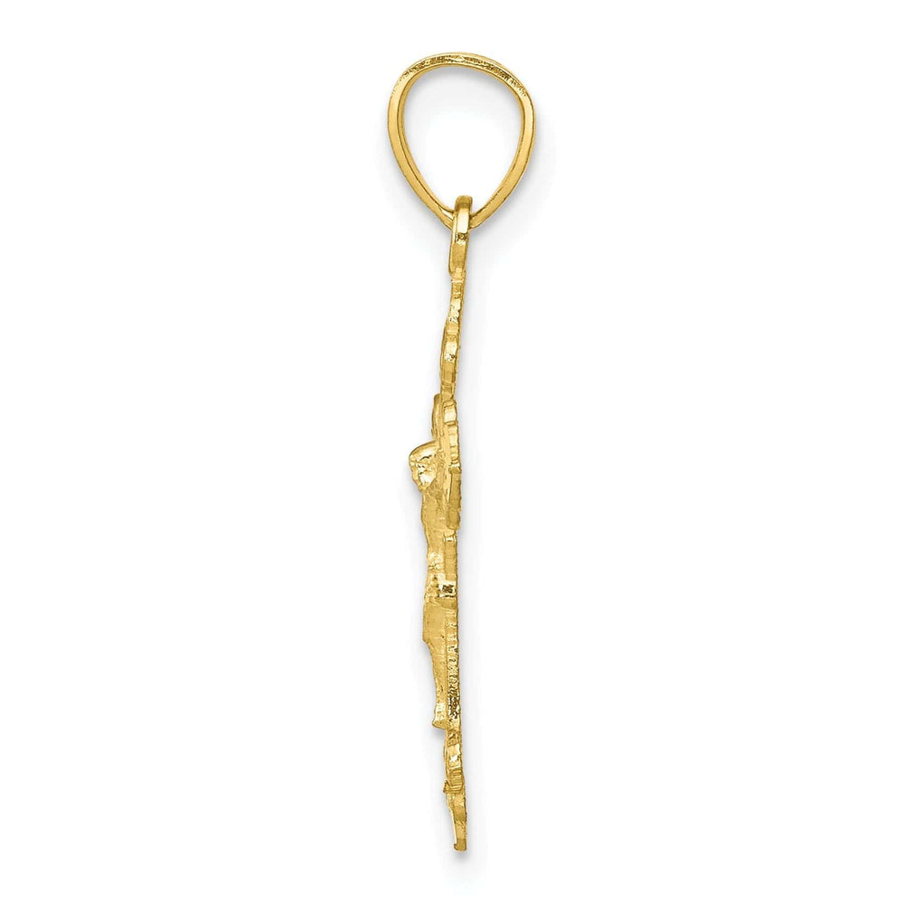 Lovely Rita's Pendants & Charms 10Kt yellow Gold Polished Crucifix Pendant