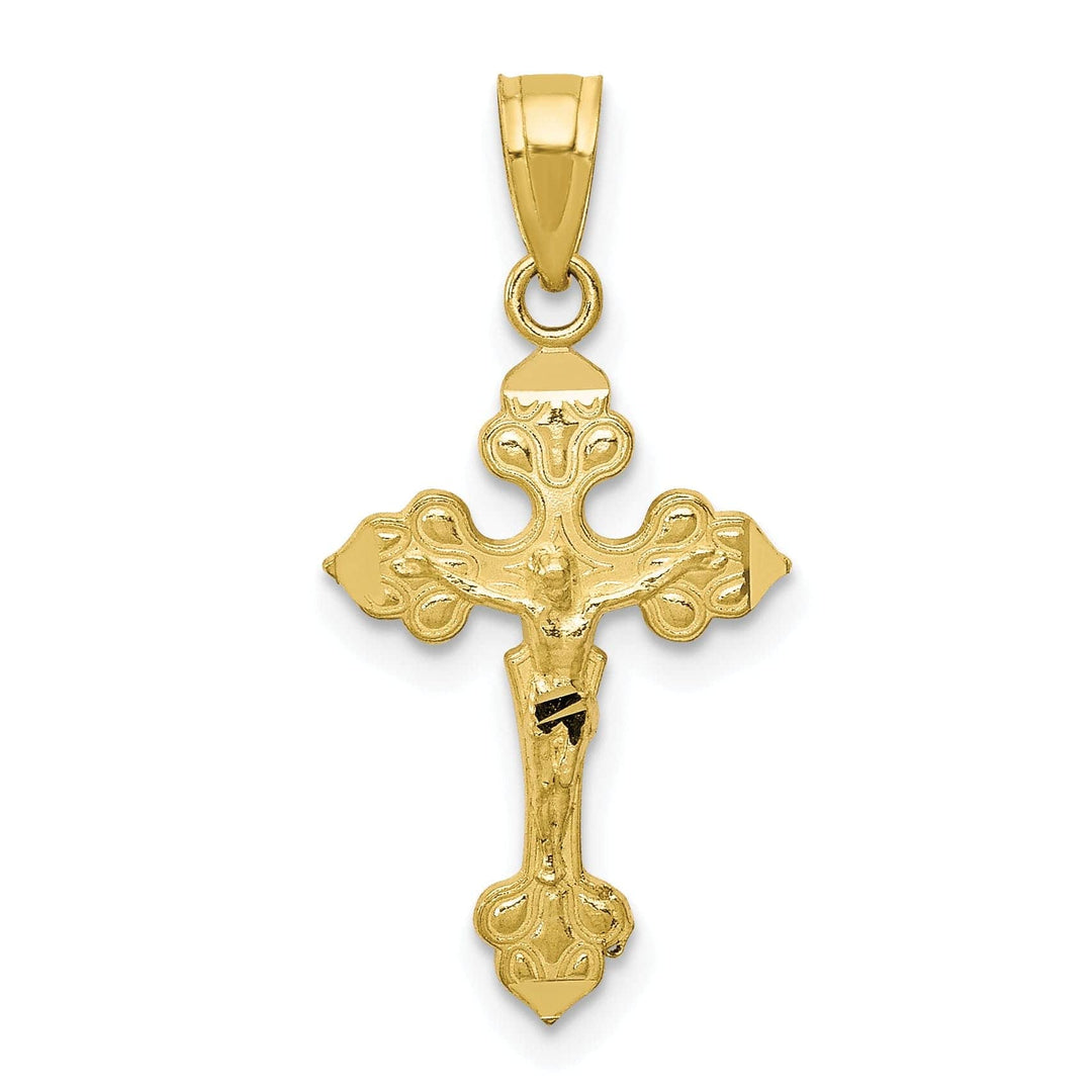 Lovely Rita's Pendants & Charms 10Kt yellow Gold Polished Crucifix Pendant