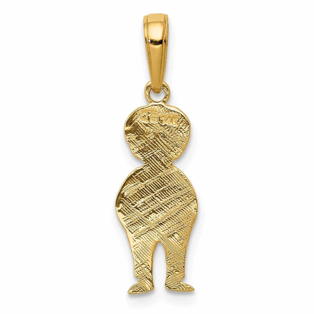 Lovely Rita's Pendants & Charms 14 Yellow Gold Boy with Hands in Pocket Pendant