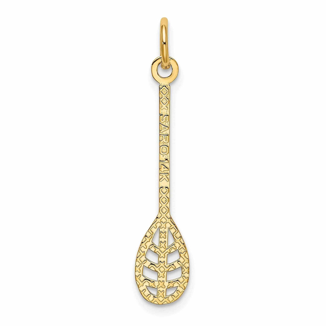 Lovely Rita's Pendants & Charms 14 Yellow Gold Polished Finish Lacrosse Pendant