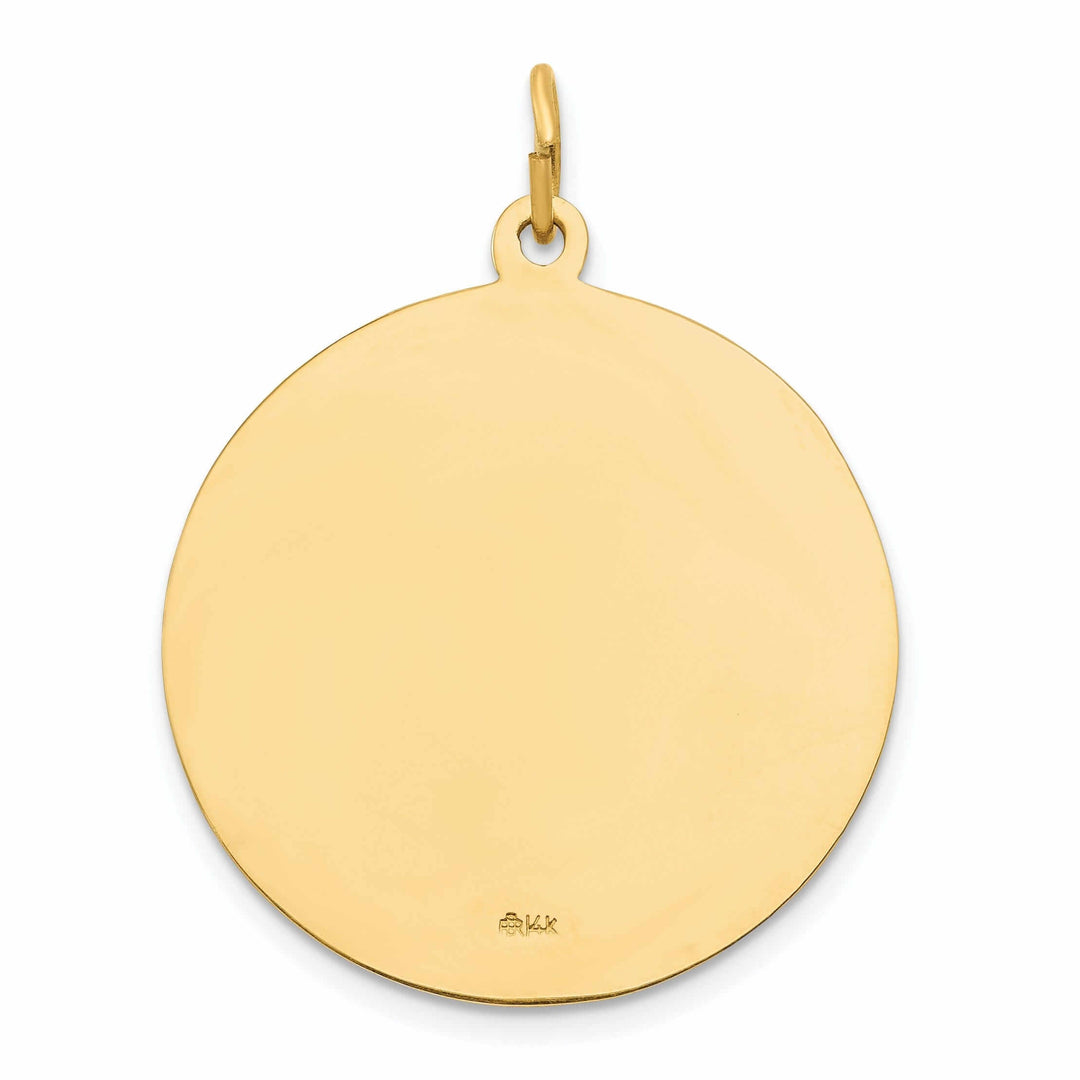 Lovely Rita's Pendants & Charms 14 Yellow Gold Sacred Heart Jesus Medal Pendant