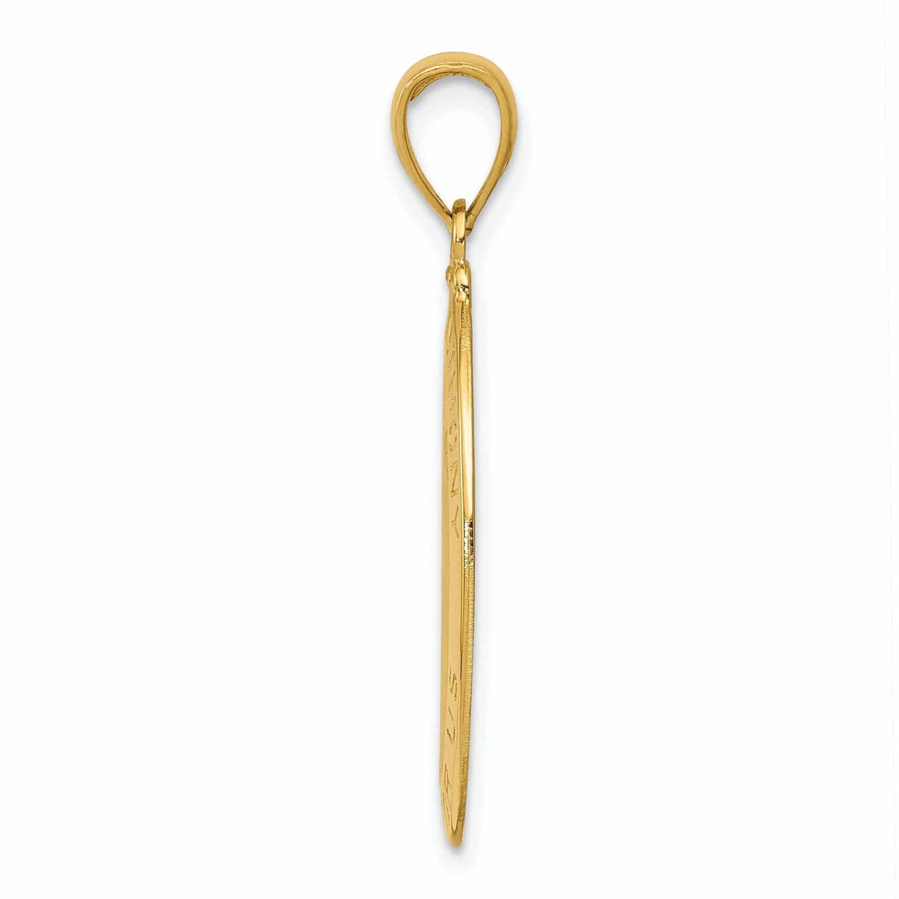 Lovely Rita's Pendants & Charms 14 Yellow Gold Saint Anthony Oval Medal Pendant