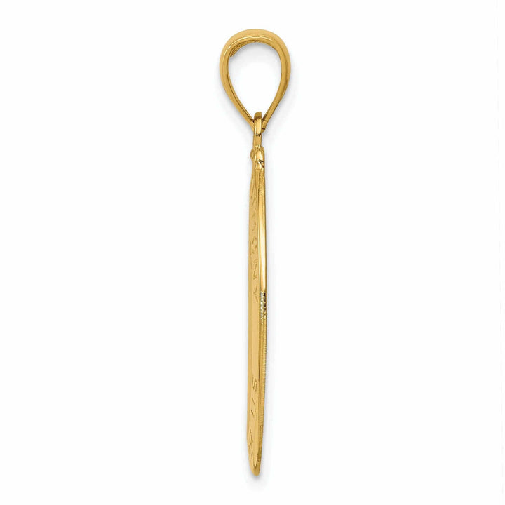 Lovely Rita's Pendants & Charms 14 Yellow Gold Saint Anthony Oval Medal Pendant