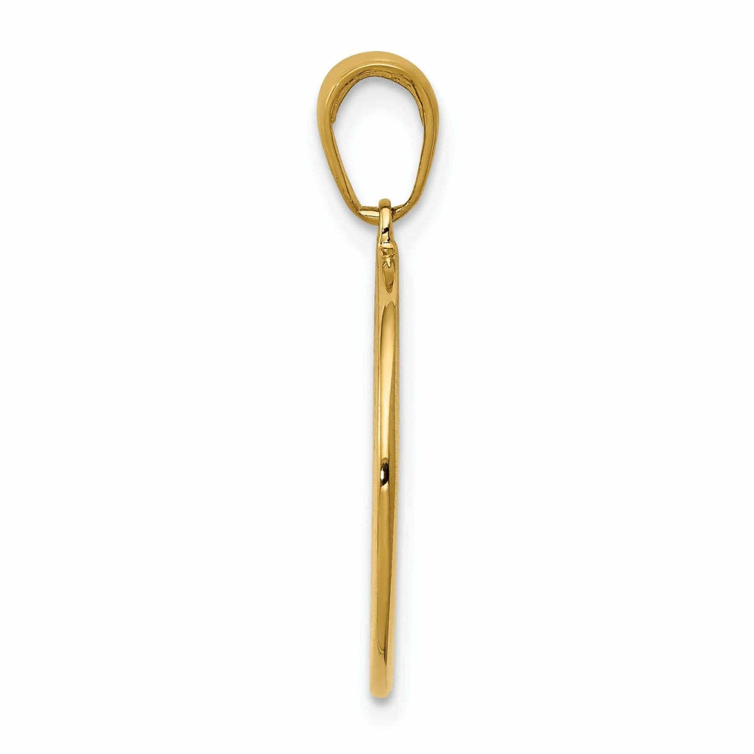 Lovely Rita's Pendants & Charms 14 Yellow Gold Saint Anthony Small Round Medal