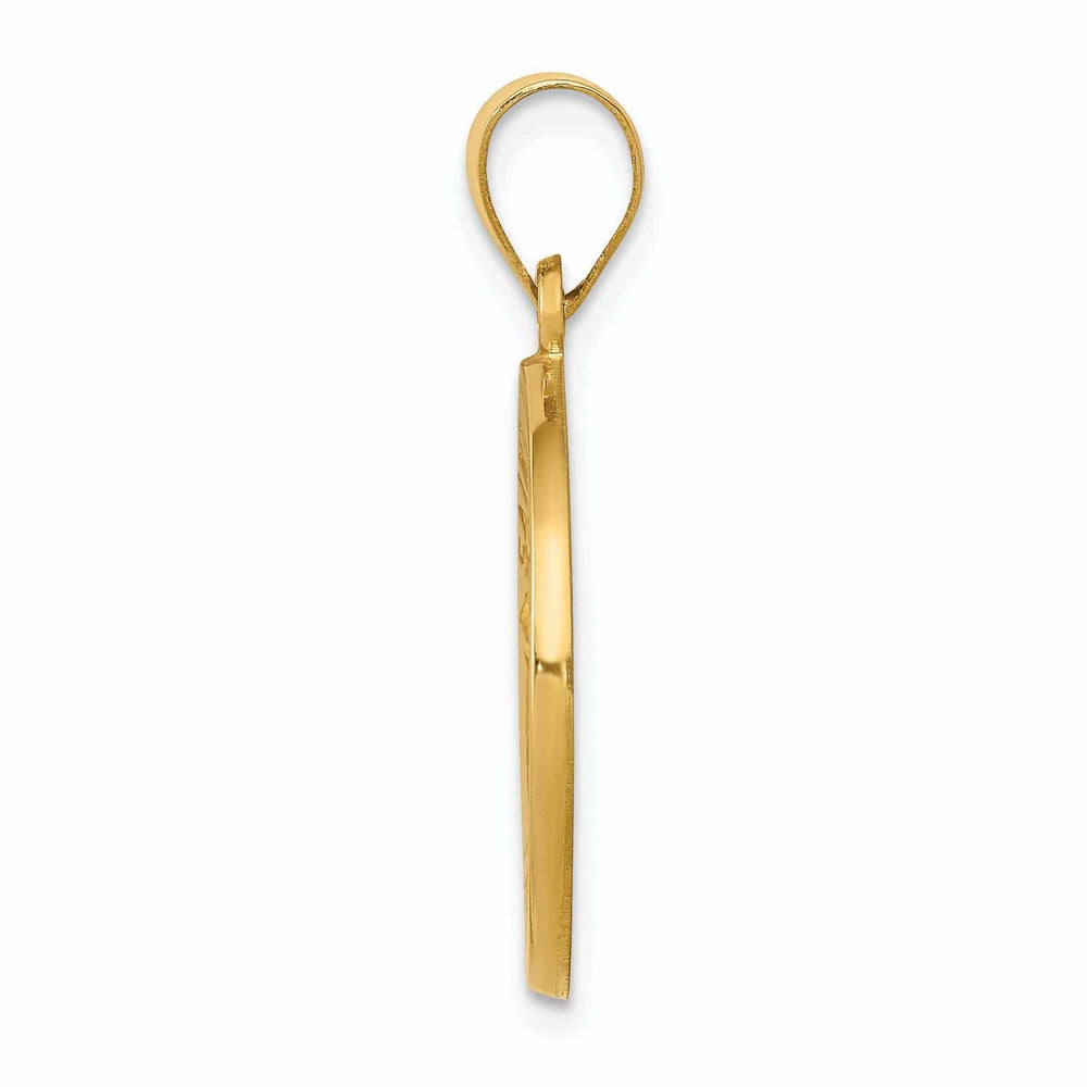 Lovely Rita's Pendants & Charms 14 Yellow Gold Saint John Baptist Medal Pendant