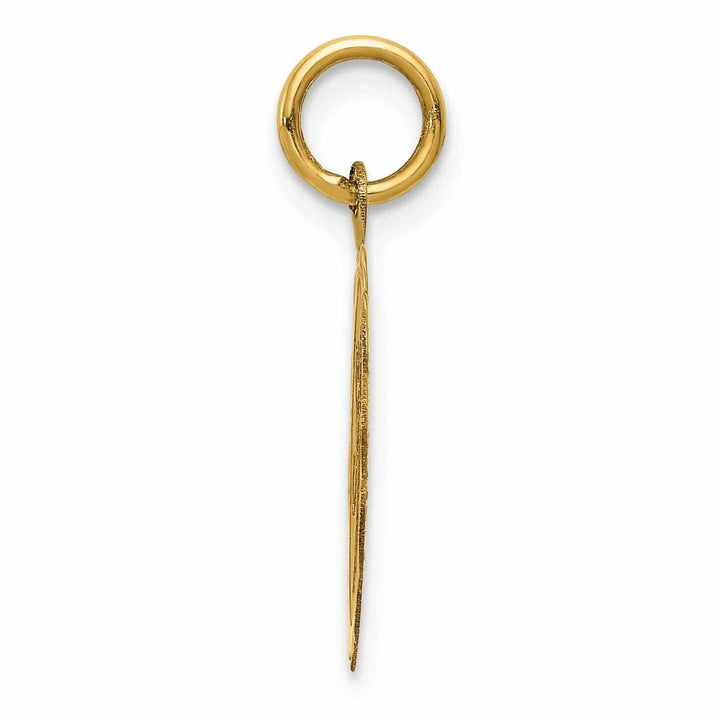 Lovely Rita's Pendants & Charms 14 Yellow Gold Sweet Sixteen Disc Charm Pendant.