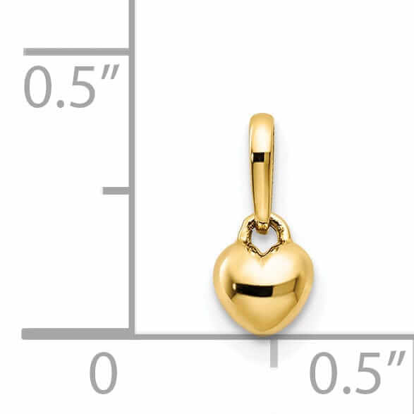 Lovely Rita's Pendants & Charms 14k Childrens Heart Pendant