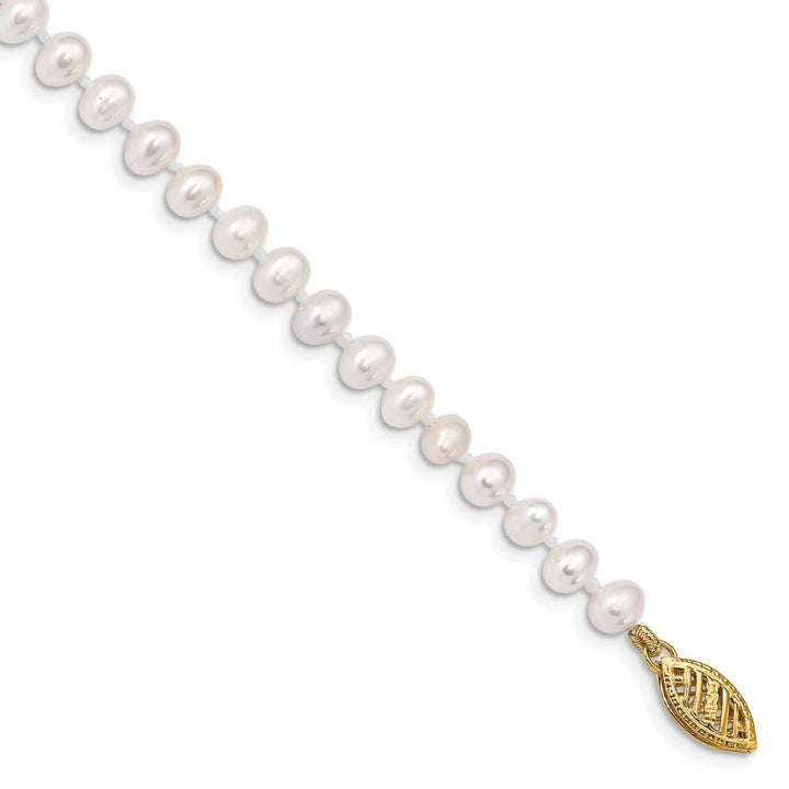 Lovely Rita's Pendants & Charms 14k Gold White Freshwater Cultured Pearl Necklace
