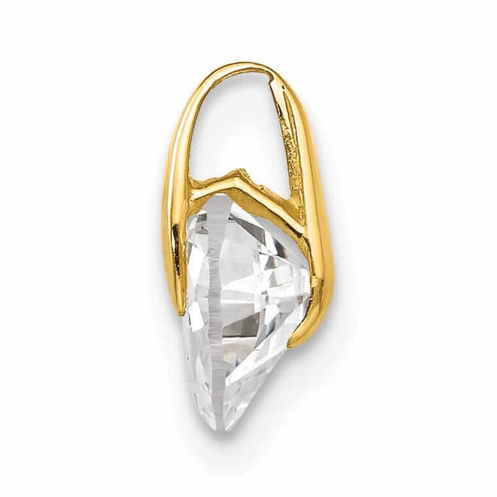 Lovely Rita's Pendants & Charms 14k Madi K CZ Childrens Heart Pendant