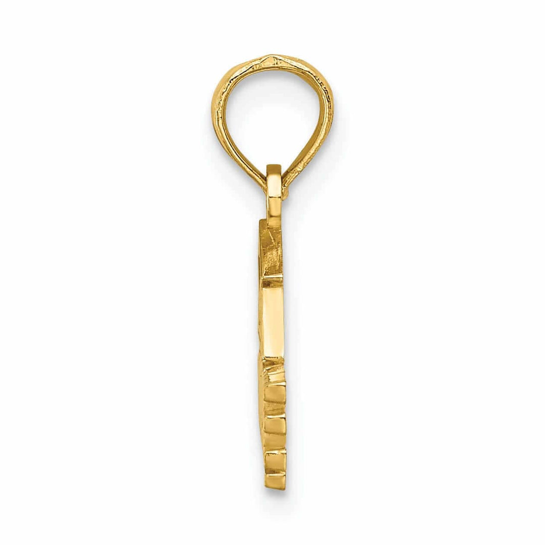 Lovely Rita's Pendants & Charms 14K Polished Graduate Under Cap Charm - Unisex