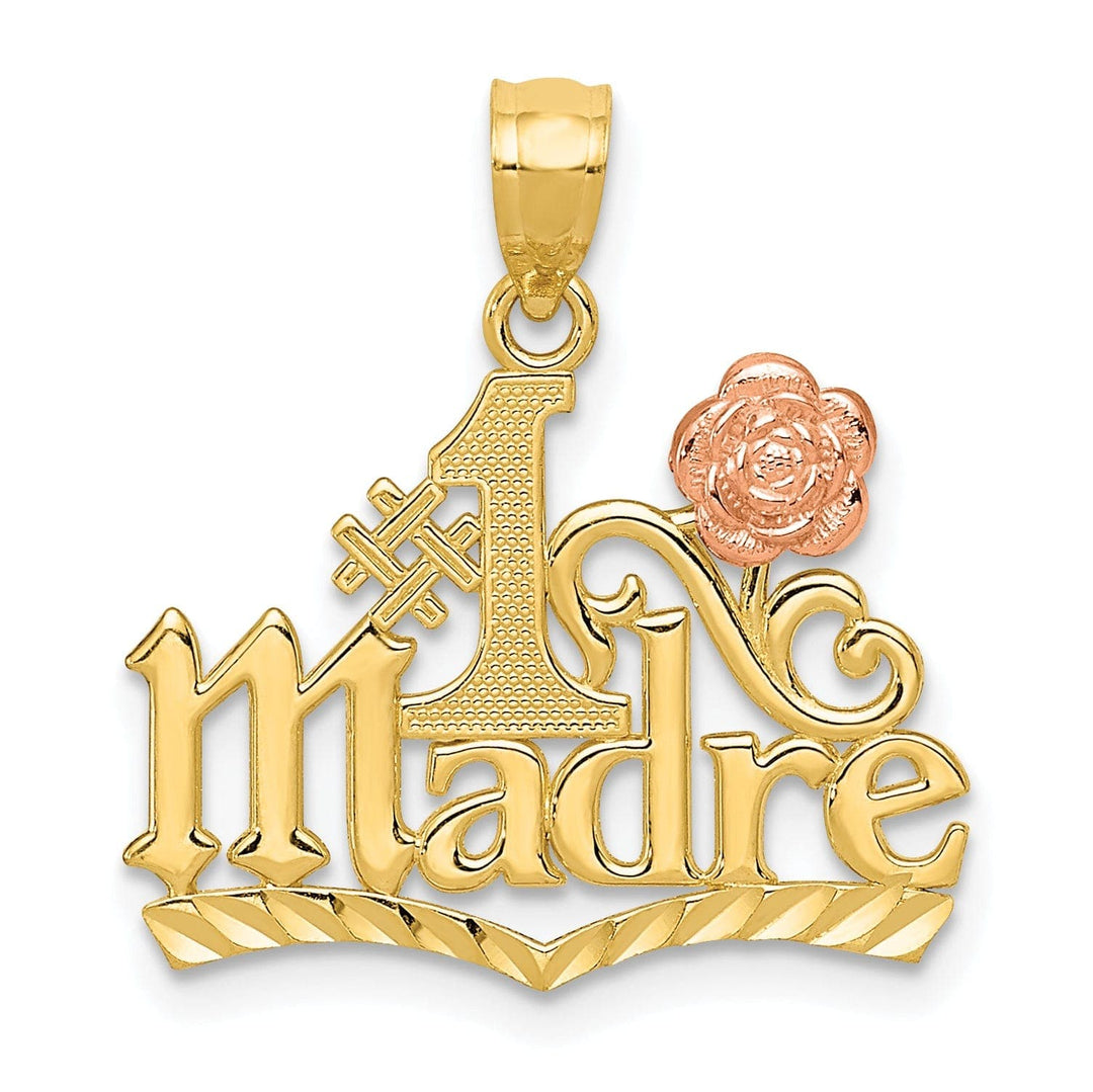 Lovely Rita's Pendants & Charms 14k Two Tone Gold #1 Madre Pendant