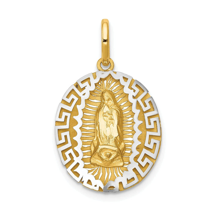 Lovely Rita's Pendants & Charms 14k Two-Tone Gold Our Lady Of Guadalupe Charm