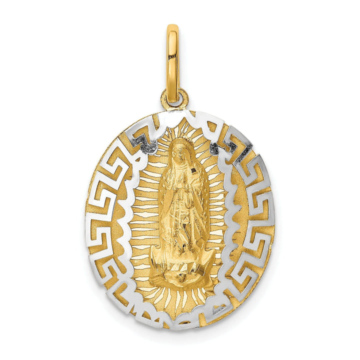 Lovely Rita's Pendants & Charms 14k Two-Tone Gold Our Lady Of Guadalupe Charm