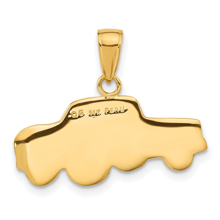 Lovely Rita's Pendants & Charms 14k Two-tone Gold Pick-up Truck Pendant
