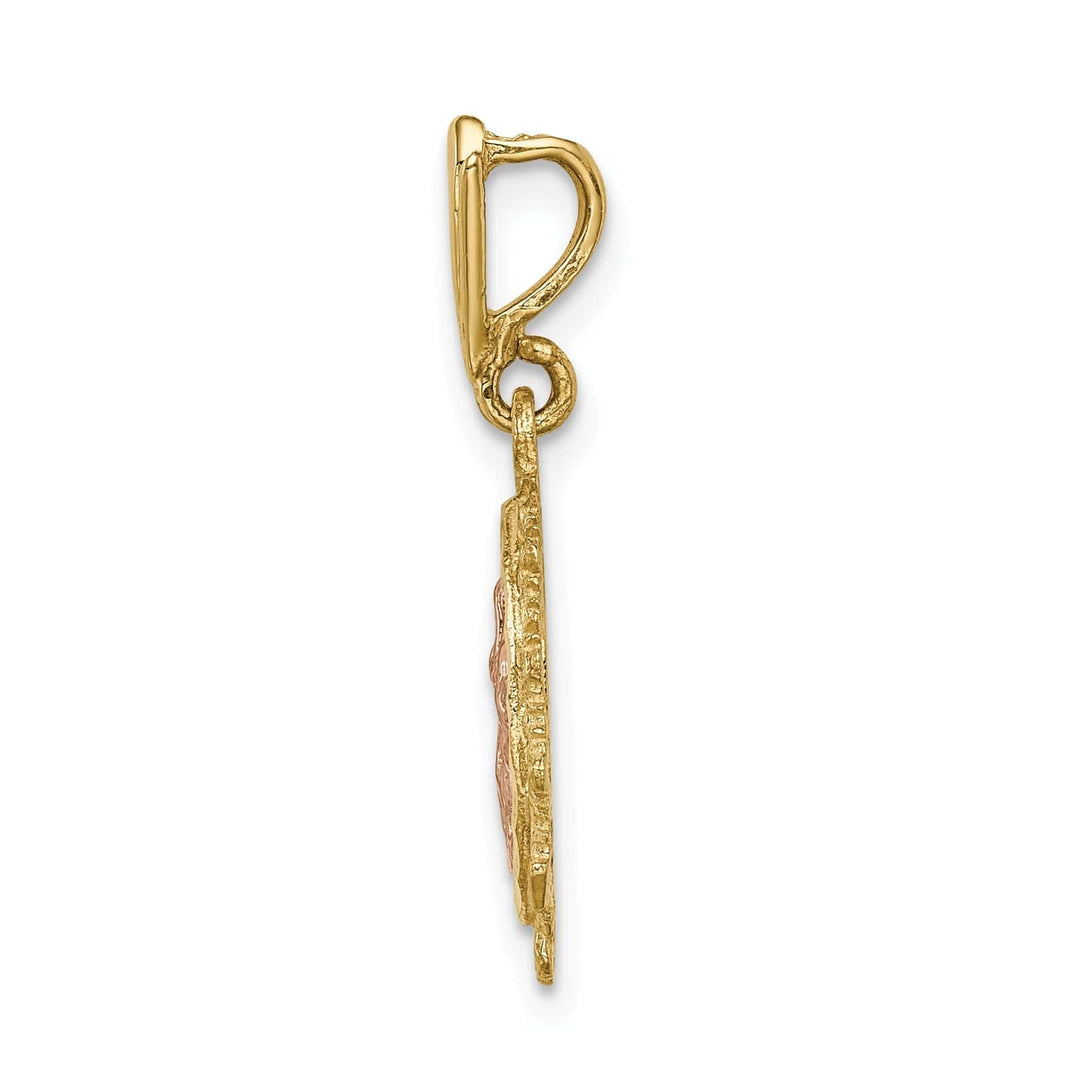 Lovely Rita's Pendants & Charms 14K Two-tone Gold Polished St. Mary Medal Pendant