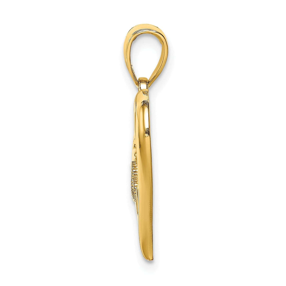 Lovely Rita's Pendants & Charms 14k Two Tone Gold Saint Florian Medal Pendant