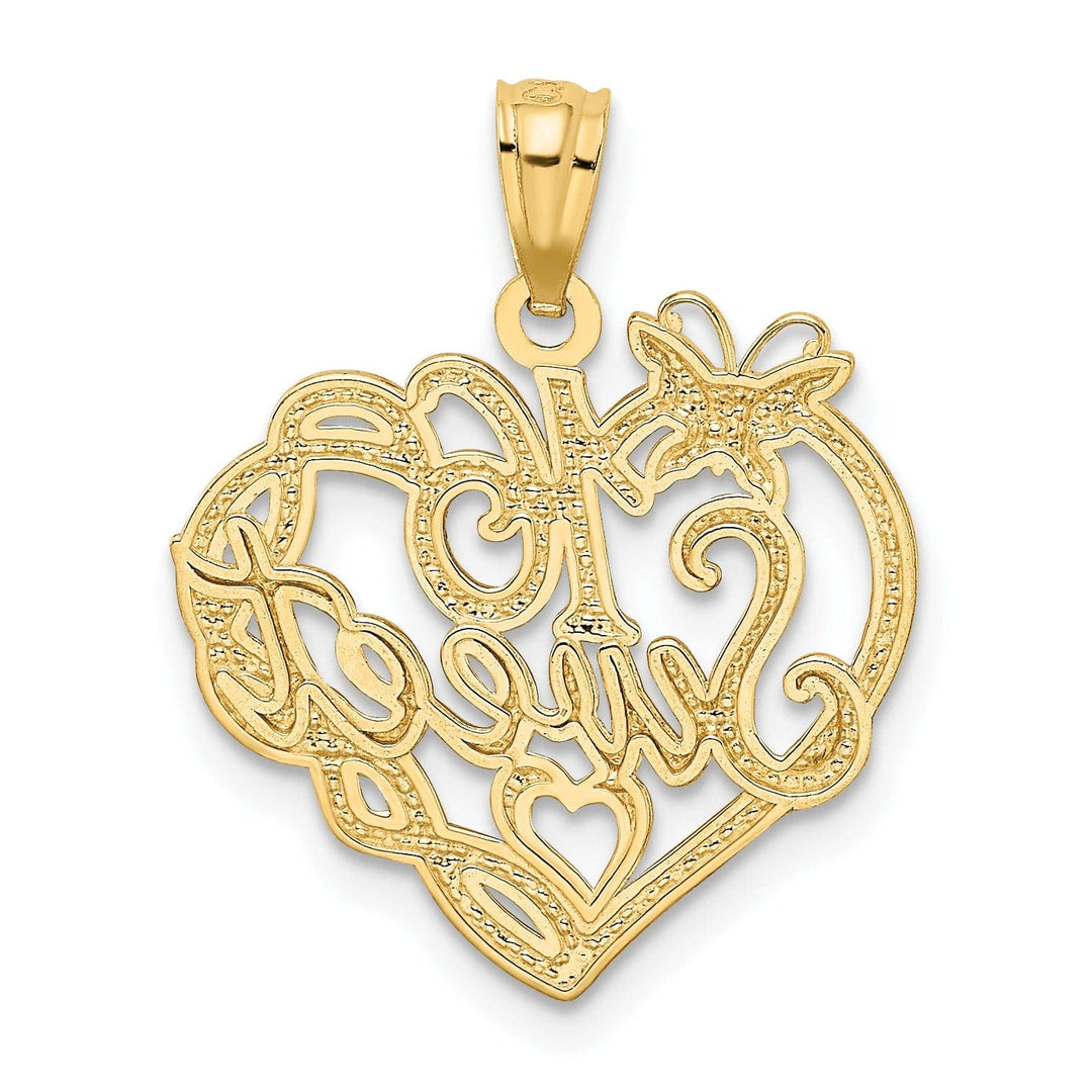 Lovely Rita's Pendants & Charms 14k Two Tone Gold Sweet 16 Charm Pendant