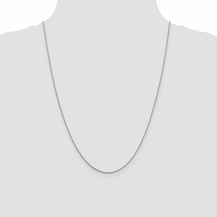Lovely Rita's Pendants & Charms 14K White Gold 1.3 mm Pendant Rope