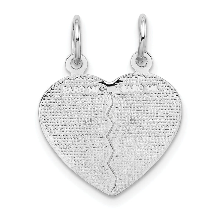 Lovely Rita's Pendants & Charms 14k White Gold Best Friend Break-apart Charm