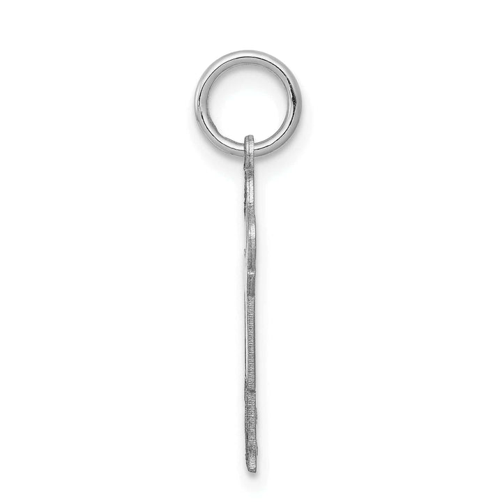 Lovely Rita's Pendants & Charms 14k White Gold Boy With Haircut Kiss Charm