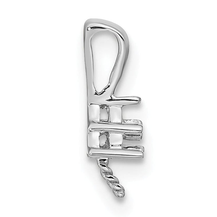 Lovely Rita's Pendants & Charms 14k White Gold Diamond Pearl Pendant