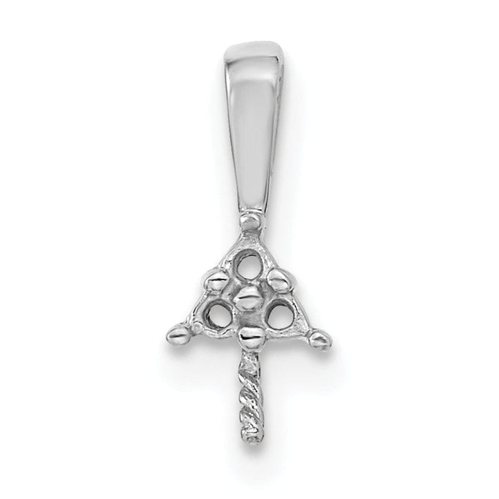 Lovely Rita's Pendants & Charms 14k White Gold Diamond Pearl Pendant