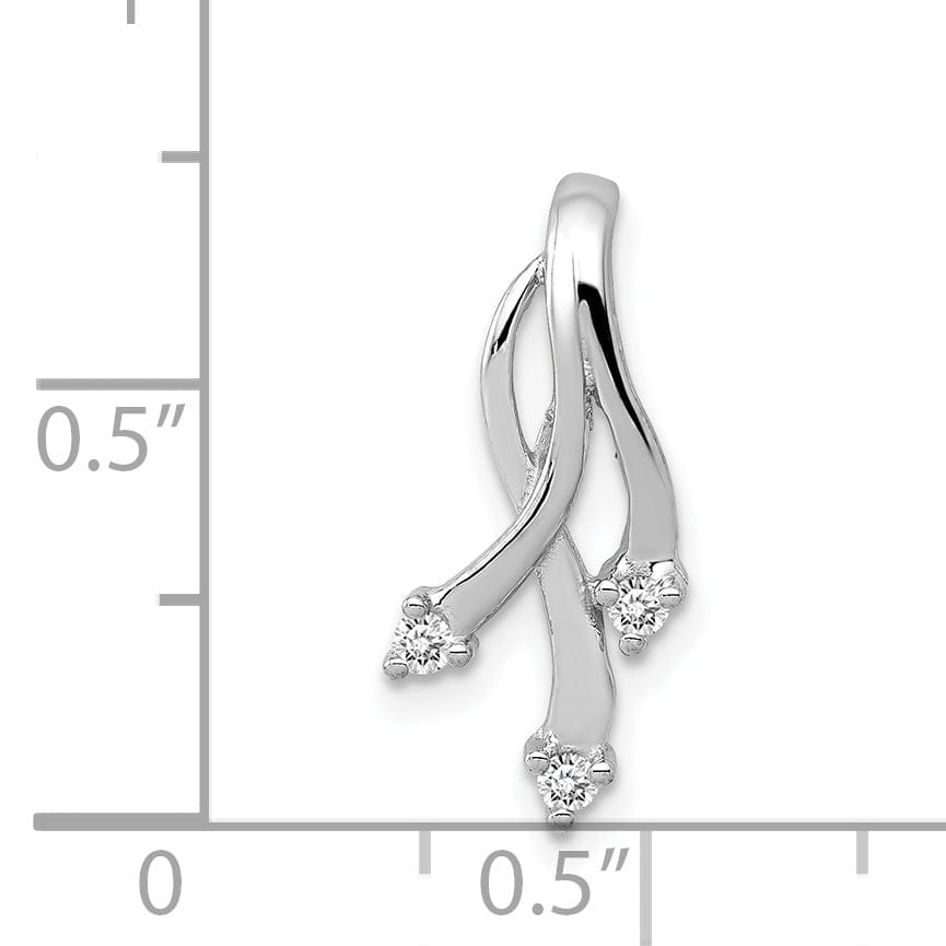 Lovely Rita's Pendants & Charms 14k White Gold Fancy Diamond Pendant