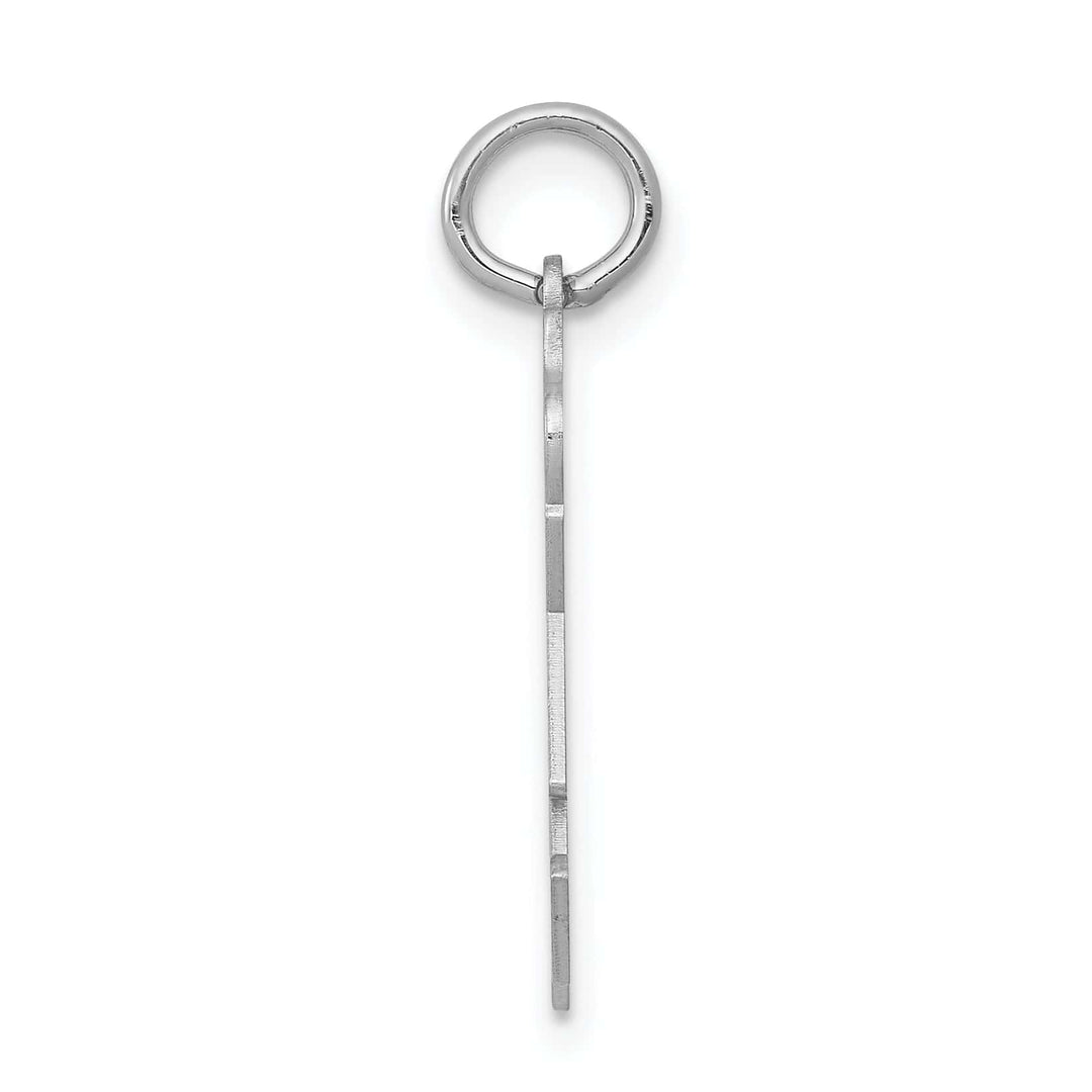 Lovely Rita's Pendants & Charms 14k White Gold Girl in Floral Dress Joy Charm