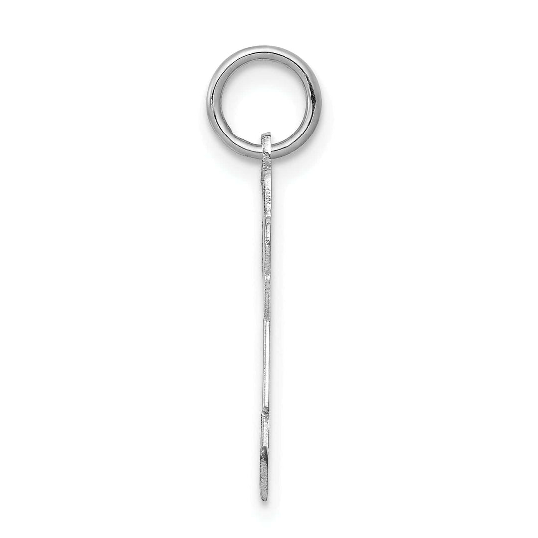 Lovely Rita's Pendants & Charms 14k White Gold Girl With Pigtails Joy Charm