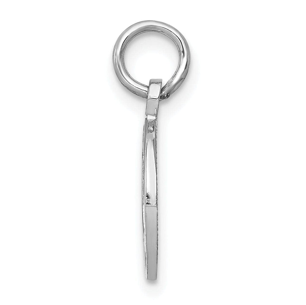 Lovely Rita's Pendants & Charms 14k White Gold Graduation Disc Charm