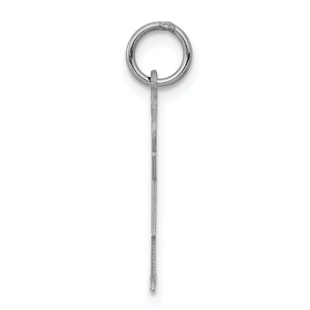 Lovely Rita's Pendants & Charms 14k White Gold Heart Girl With Bow Love Charm