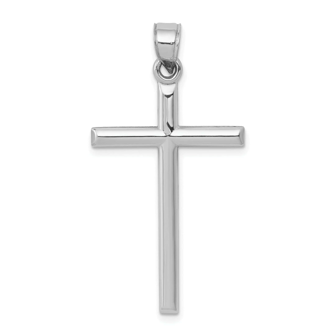 Lovely Rita's Pendants & Charms 14k White Gold Hollow Cross Pendant
