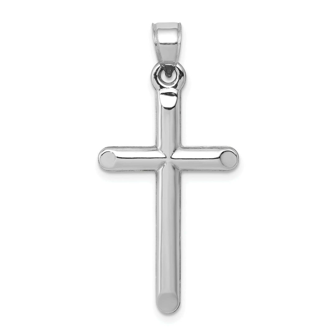Lovely Rita's Pendants & Charms 14k White Gold Hollow Cross Pendant