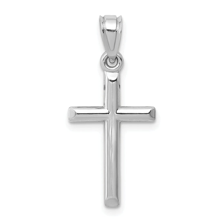 Lovely Rita's Pendants & Charms 14k White Gold Hollow Cross Pendant