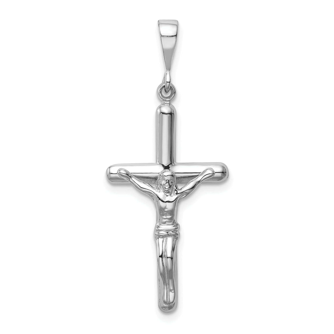 Lovely Rita's Pendants & Charms 14k White Gold INRI Crucifix Cross Pendant