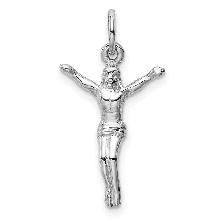 Lovely Rita's Pendants & Charms 14k White Gold Jesus Charm Pendant
