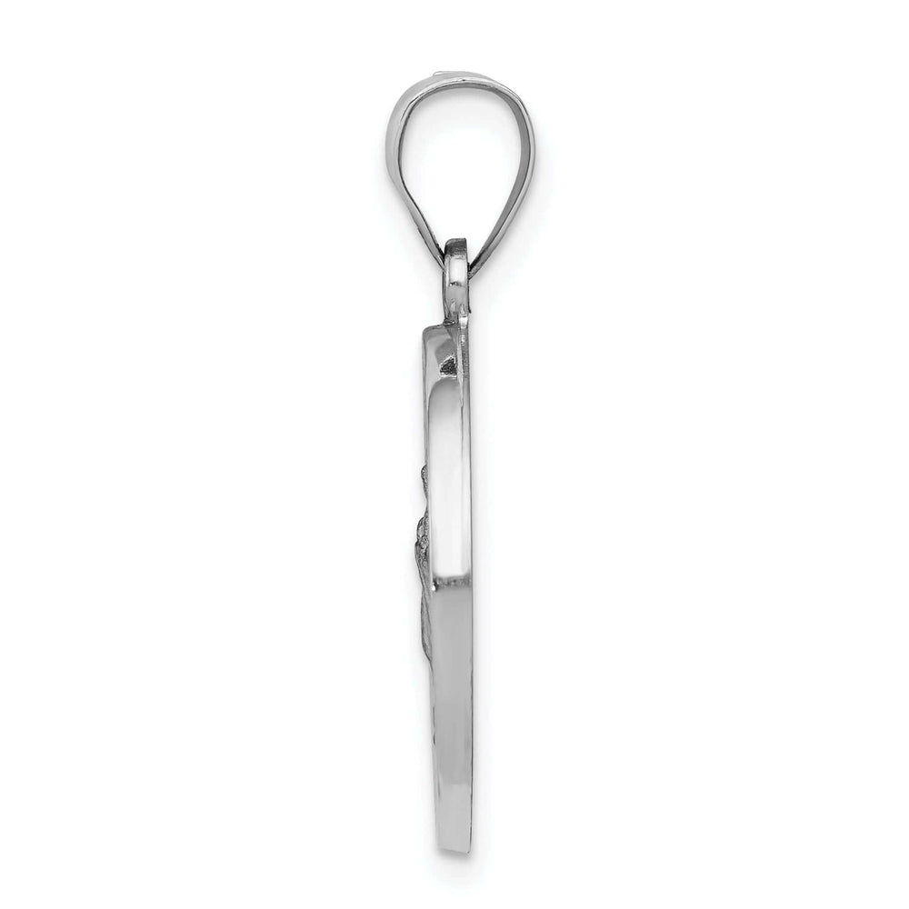 Lovely Rita's Pendants & Charms 14k White Gold Lady of Guadalupe Medal