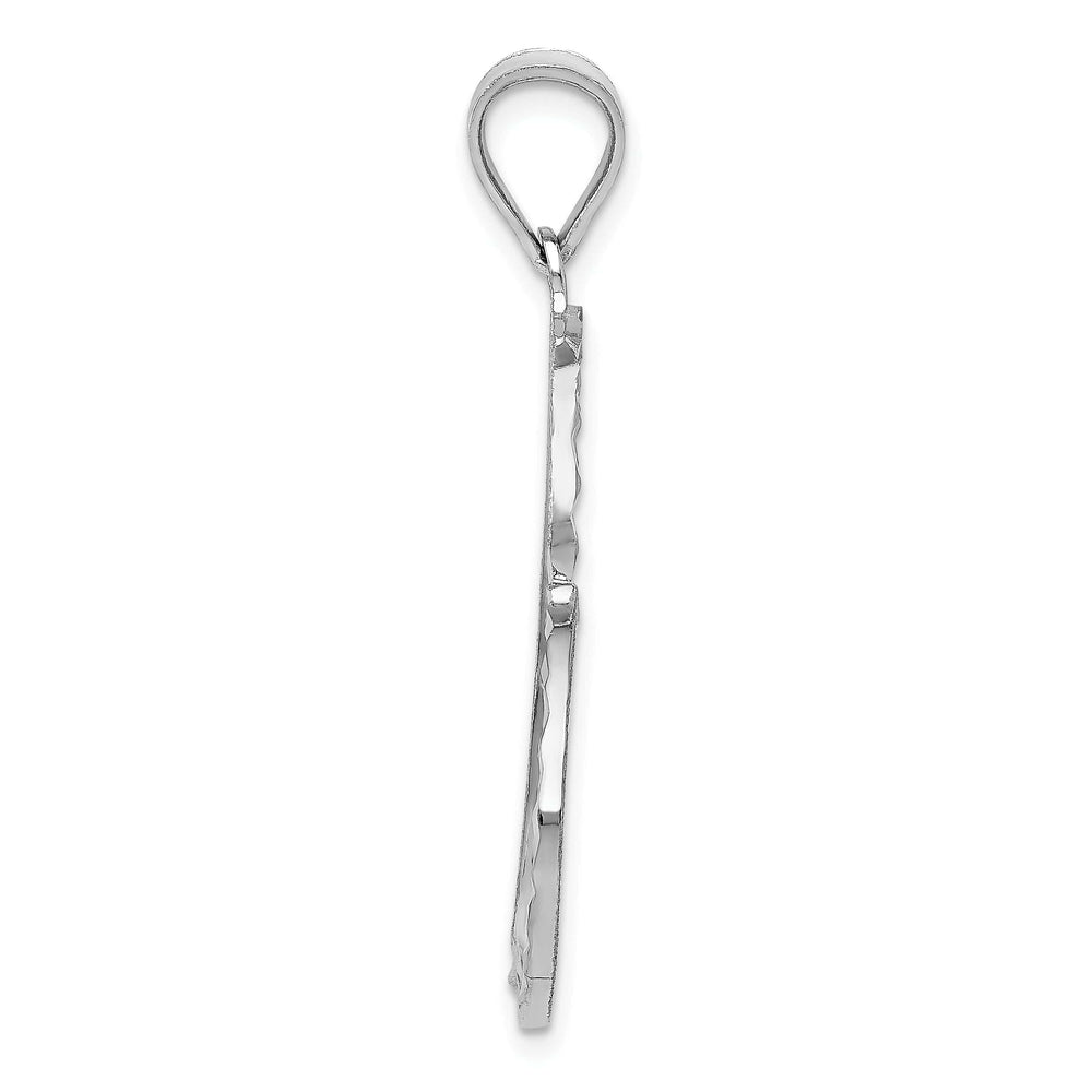 Lovely Rita's Pendants & Charms 14k White Gold Large Reversible Heart Pendant