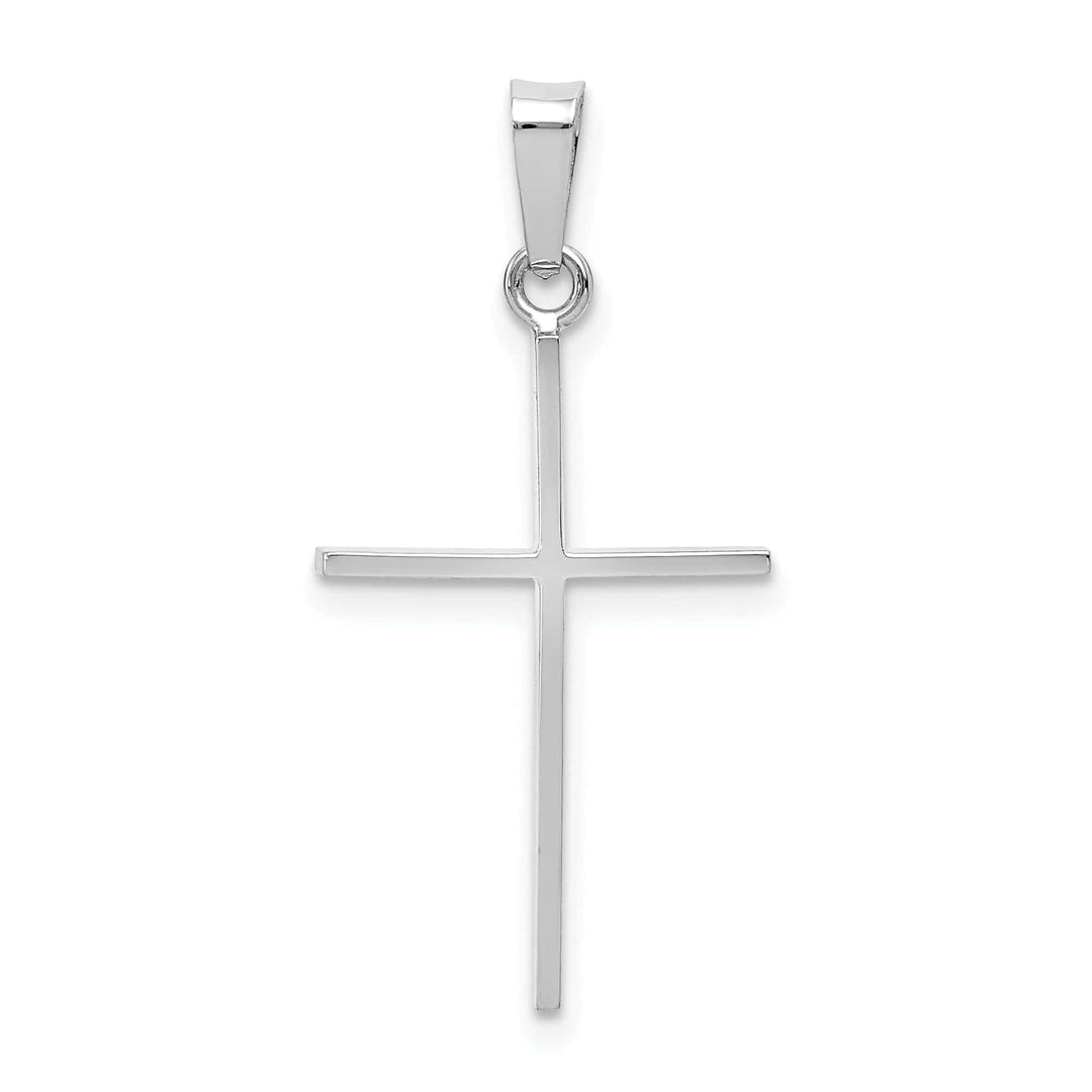 Lovely Rita's Pendants & Charms 14k White Gold Latin Cross Pendant