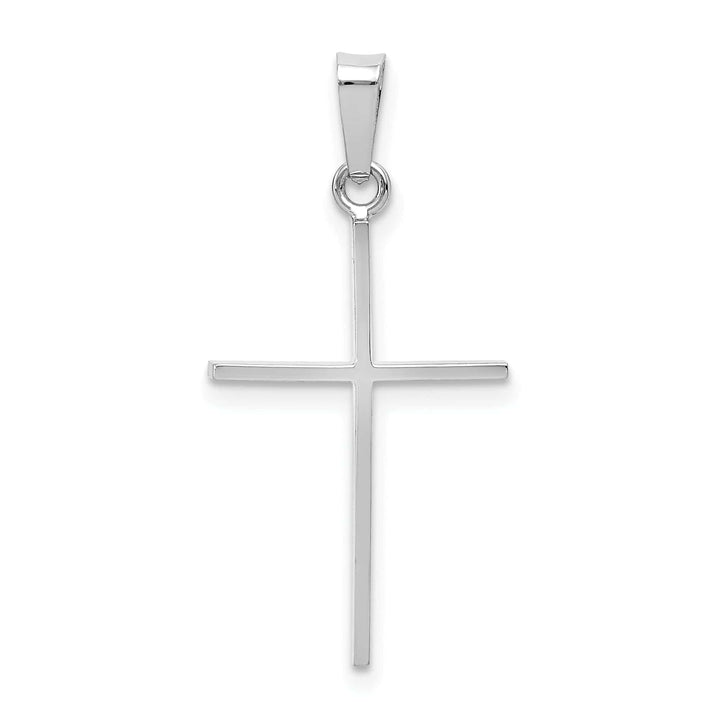 Lovely Rita's Pendants & Charms 14k White Gold Latin Cross Pendant