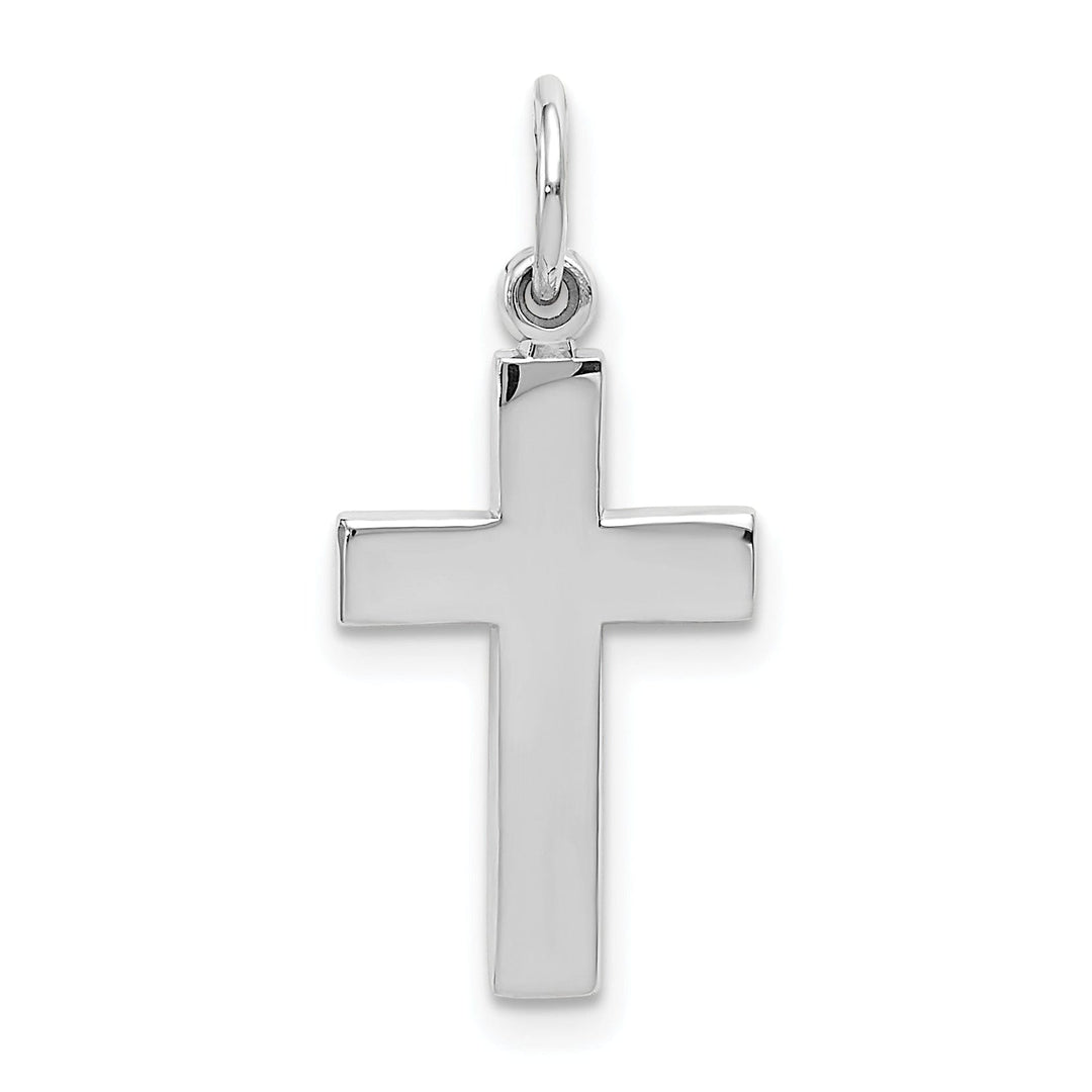 Lovely Rita's Pendants & Charms 14k White Gold Latin Cross Pendant