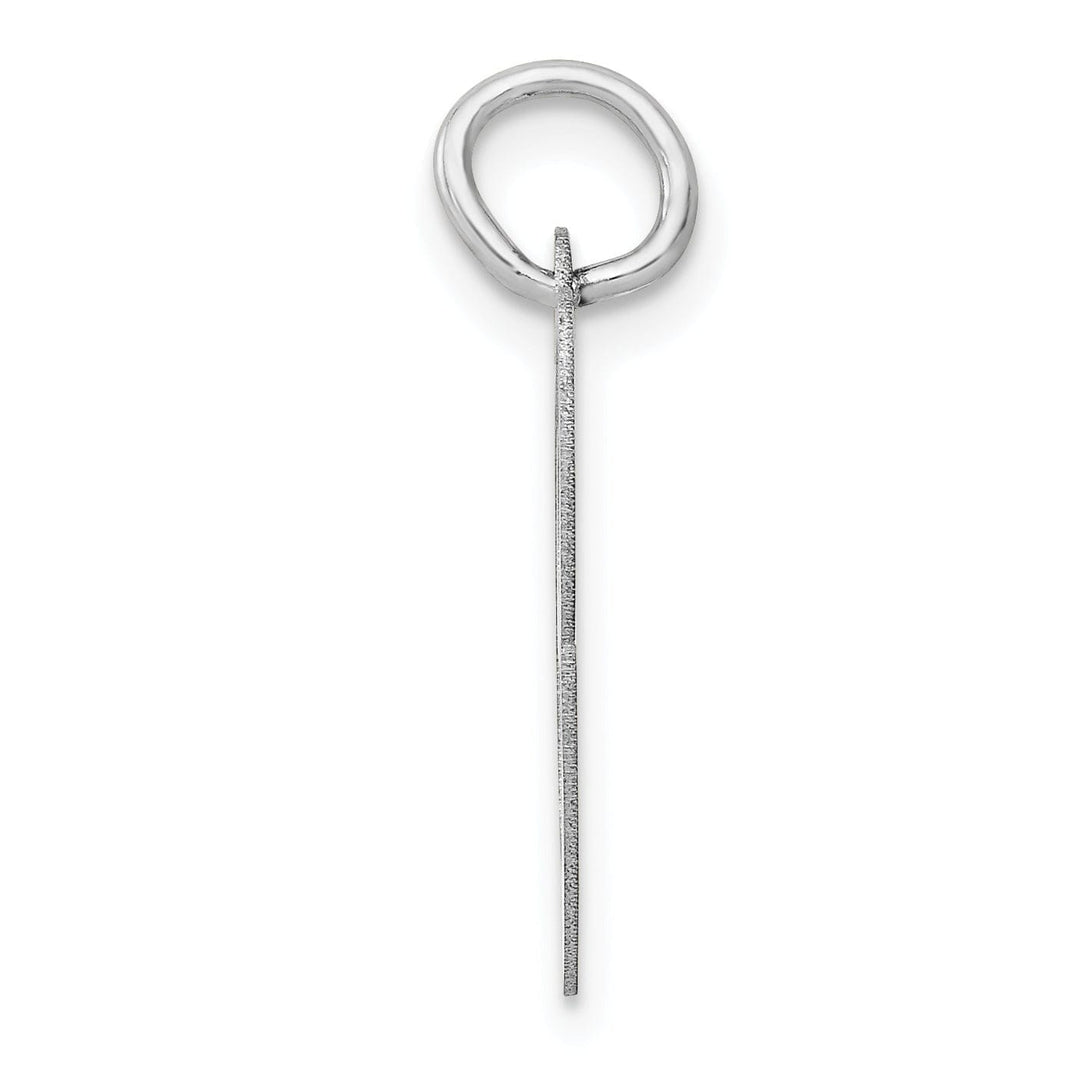 Lovely Rita's Pendants & Charms 14K White Gold Medium Size Fancy Script Design Letter C Initial Pendant