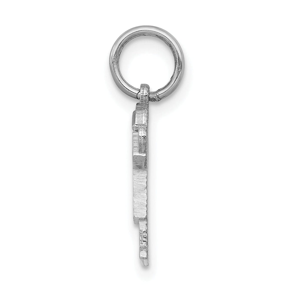 Lovely Rita's Pendants & Charms 14k White Gold Mini Boy With Hat Love Charm