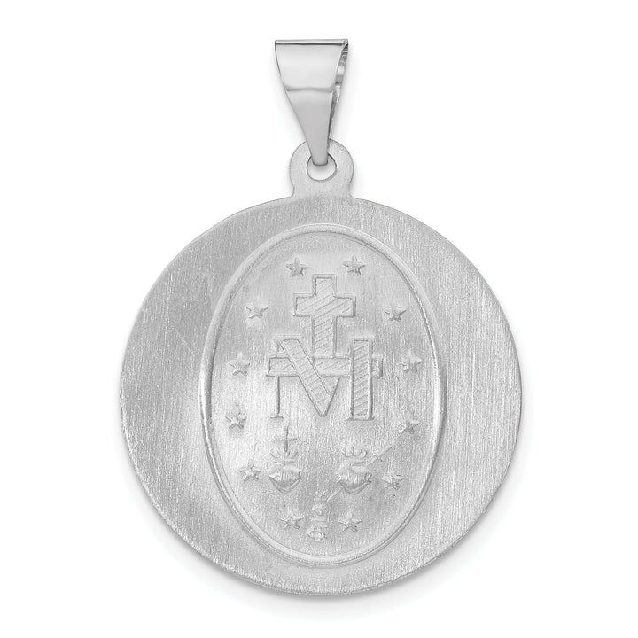 Lovely Rita's Pendants & Charms 14k White Gold Miraculous Medal Pendant
