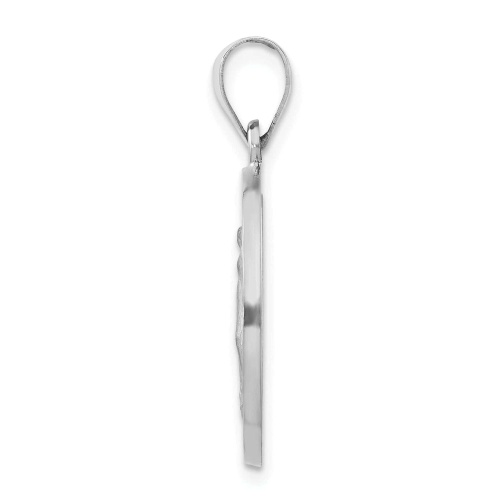 Lovely Rita's Pendants & Charms 14k White Gold Miraculous Medal Pendant