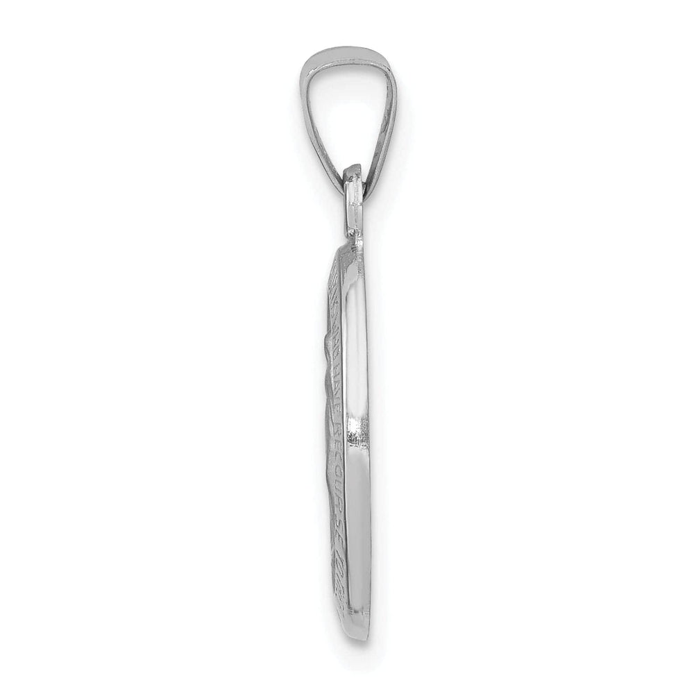 Lovely Rita's Pendants & Charms 14k White Gold Miraculous Medal Pendant