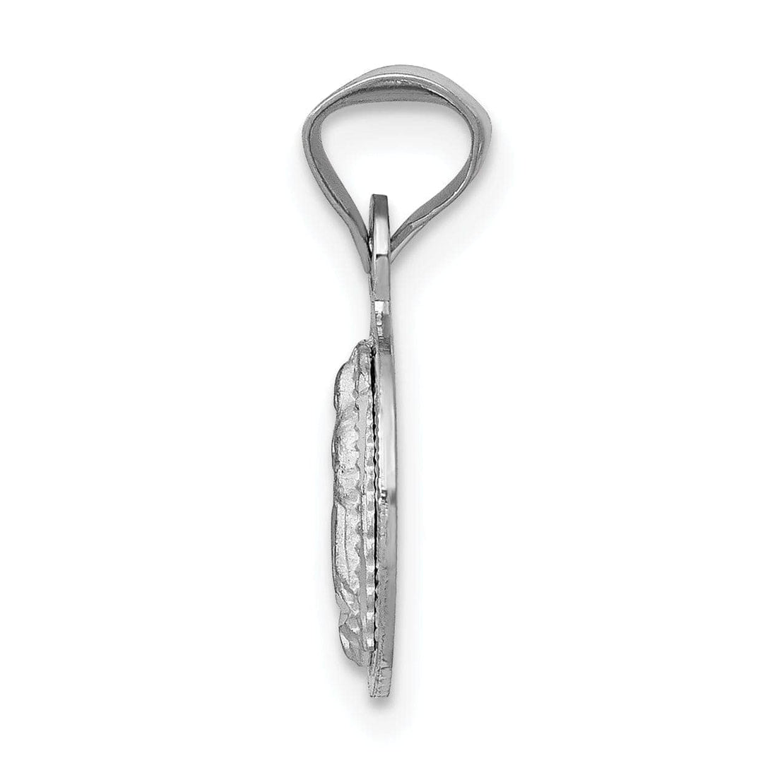 Lovely Rita's Pendants & Charms 14k White Gold Our Lady of Guadalupe Pendant