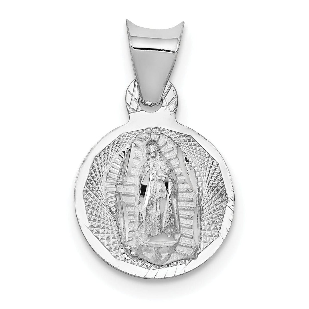 Lovely Rita's Pendants & Charms 14k White Gold Our Lady of Guadalupe Pendant