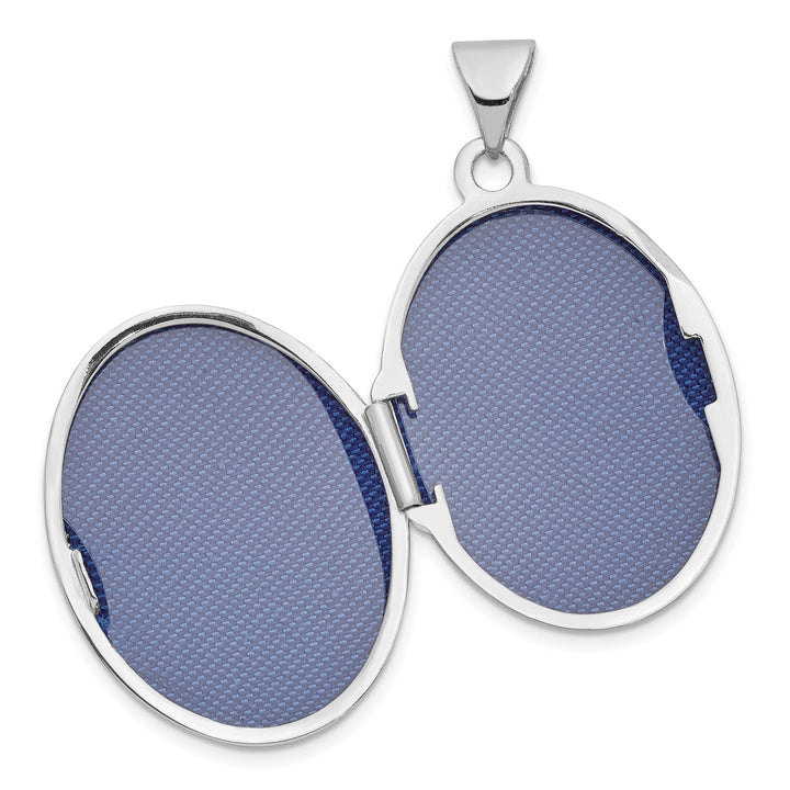Lovely Rita's Pendants & Charms 14k White Gold oval Locket Pendant